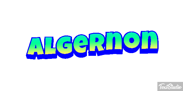 Algernon Effet de texte