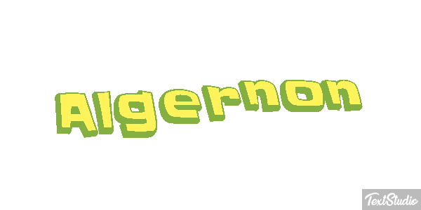Algernon Effet de texte
