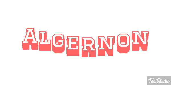 Algernon Effet de texte