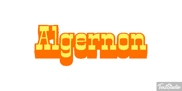 Algernon Effet de texte