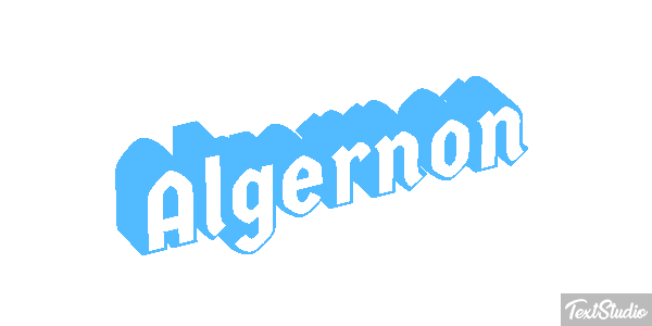 Algernon Effet de texte