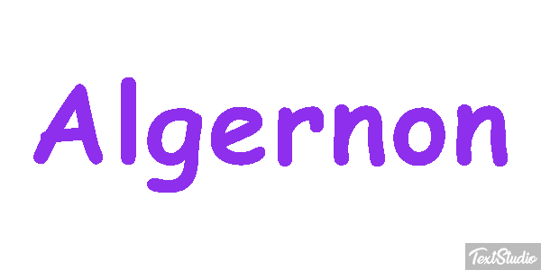 Algernon Effet de texte