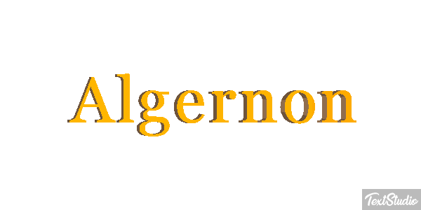 Algernon Effet de texte