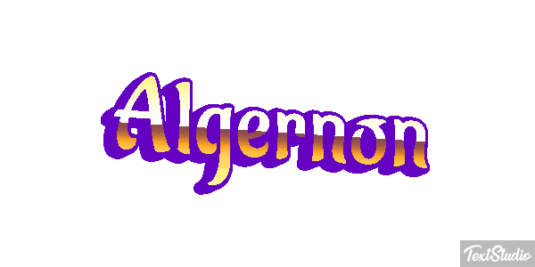 Algernon Effet de texte