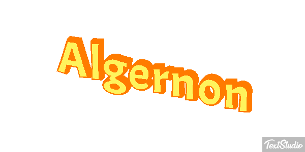 Algernon Effet de texte