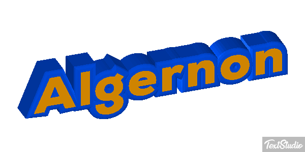 Algernon Effet de texte