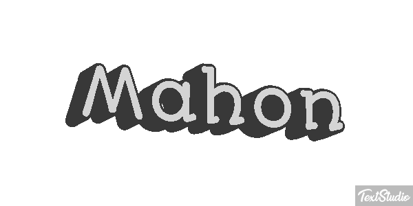 Mahón Efekt tekstowy