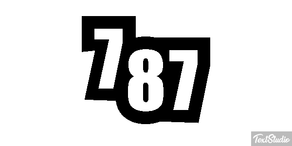 787 Metin efekti
