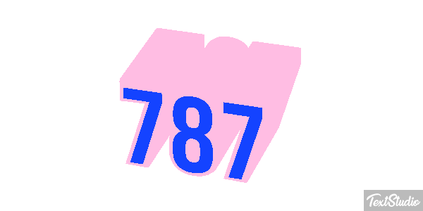 787 Metin efekti