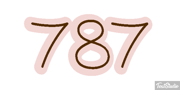 787 Metin efekti