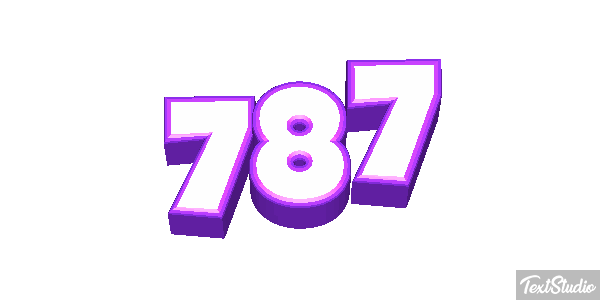 787 Metin efekti