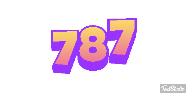 787 Metin efekti