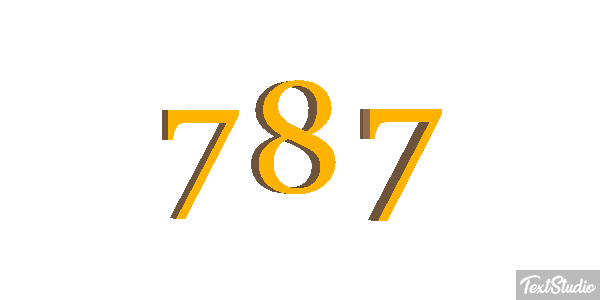 787 Metin efekti