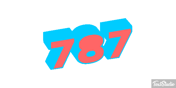 787 Metin efekti