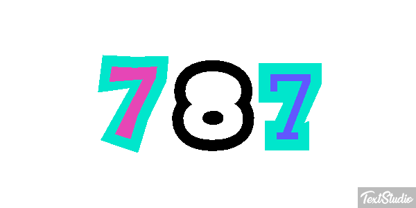 787 Metin efekti
