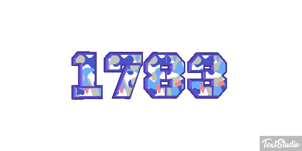 1783 Text effect