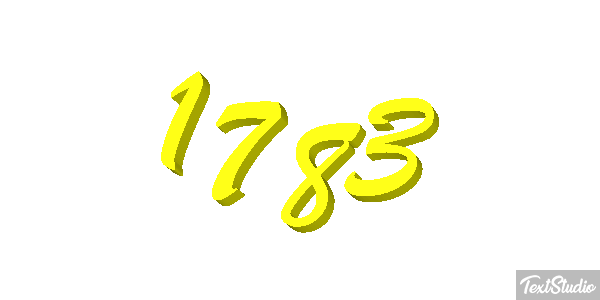 1783 Text effect