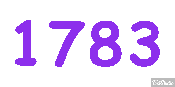 1783 Text effect