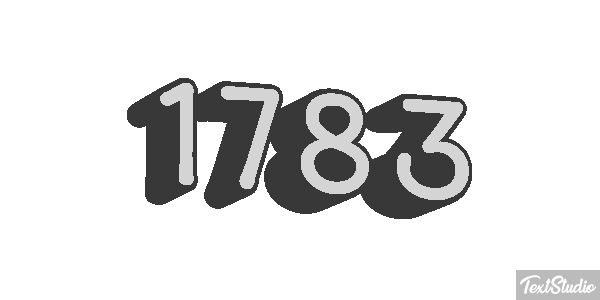 1783 Text effect