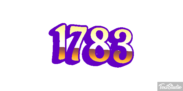 1783 Text effect
