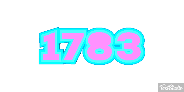 1783 Text effect