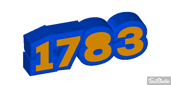 1783 Text effect