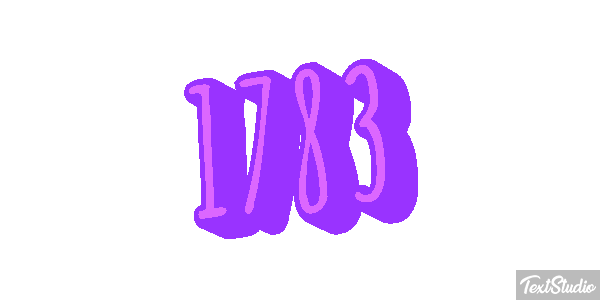 1783 Text effect