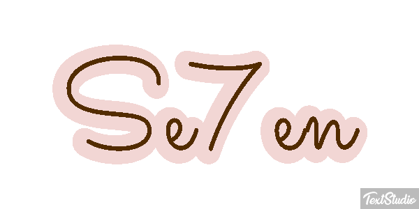 Se7en Effetto testo