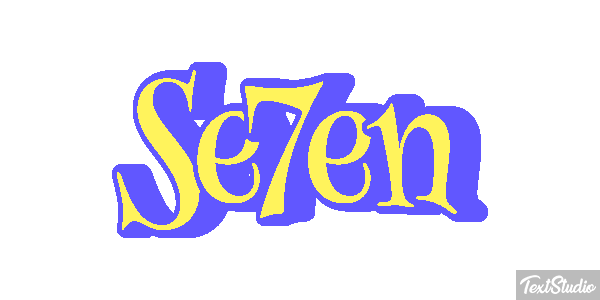 Se7en Effetto testo