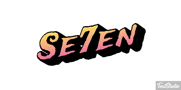 Se7en Effetto testo