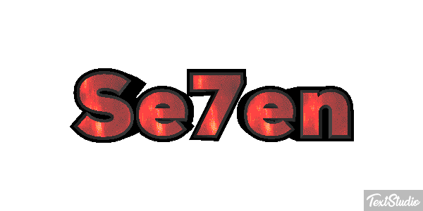 Se7en Effetto testo