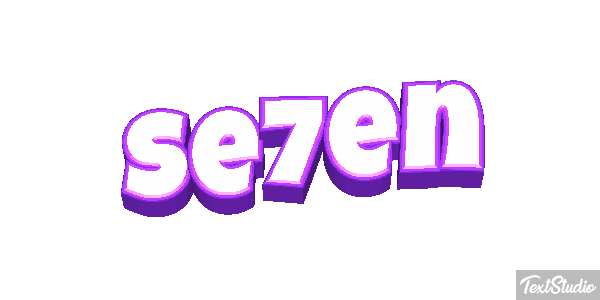 Se7en Effetto testo