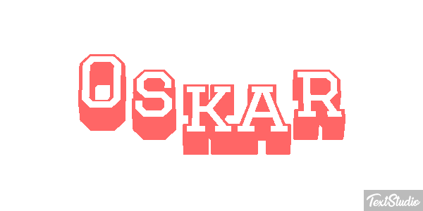 Oskar Efekt tekstowy