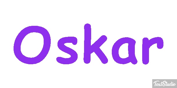 Oskar Efekt tekstowy