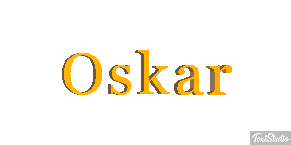 Oskar Efekt tekstowy