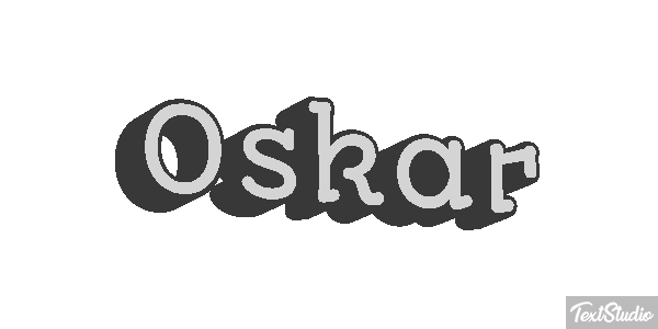 Oskar Efekt tekstowy