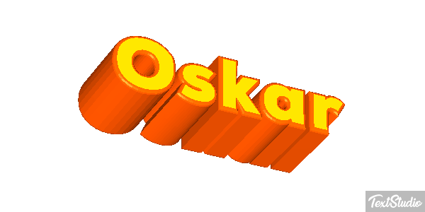 Oskar Efekt tekstowy