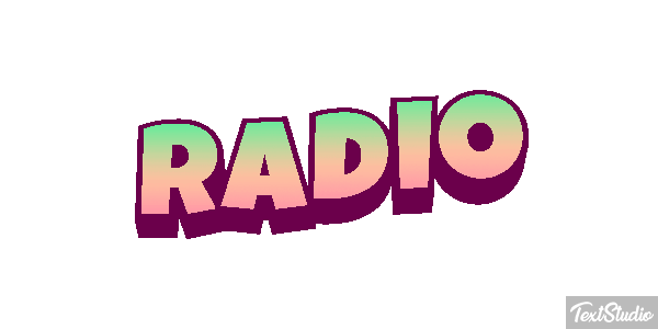 Rádio Efeito do texto