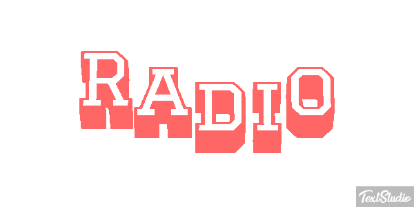 Rádio Efeito do texto