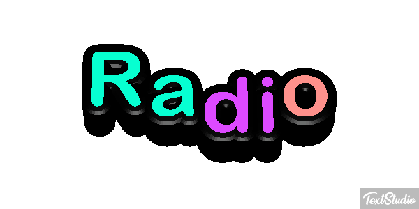 Rádio Efeito do texto