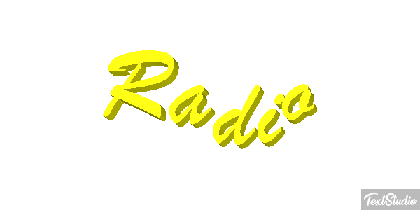 Rádio Efeito do texto