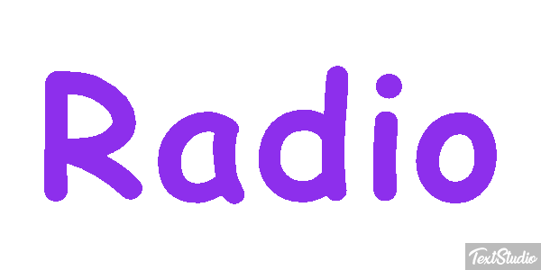 Rádio Efeito do texto