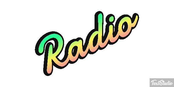 Rádio Efeito do texto