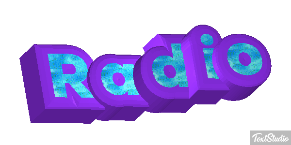 Rádio Efeito do texto