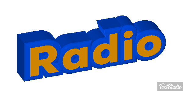 Rádio Efeito do texto