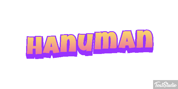 Hanuman Text effect