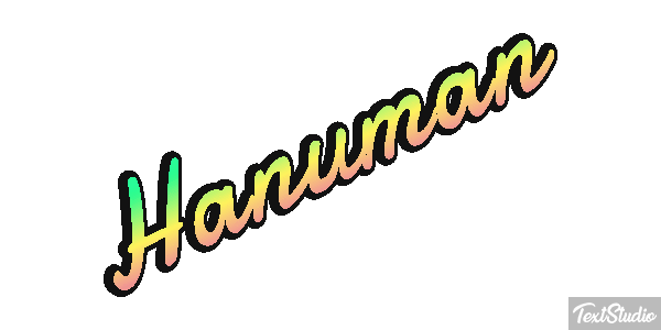 Hanuman Text effect