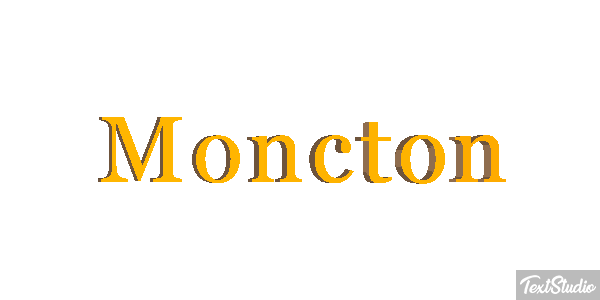 Moncton Efekt tekstowy