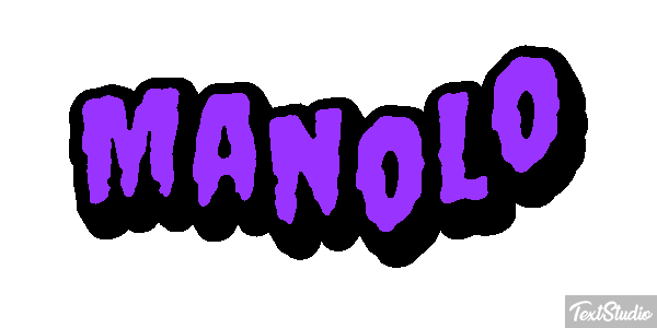 Manolo Efecto de texto