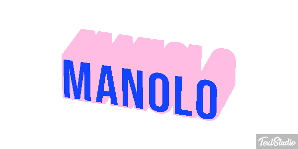 Manolo Efecto de texto